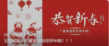 玉兔迎春，，，，，，尊龙官方网站集团给您贺年啦。。。。