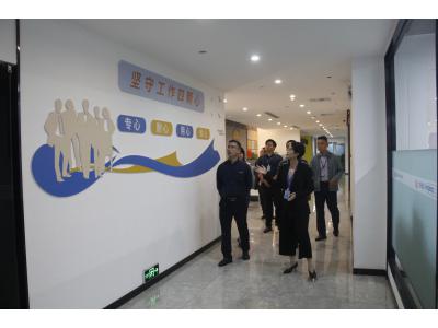 广东省水利水电第三工程局向导一行莅临尊龙官方网站集团旅行交流